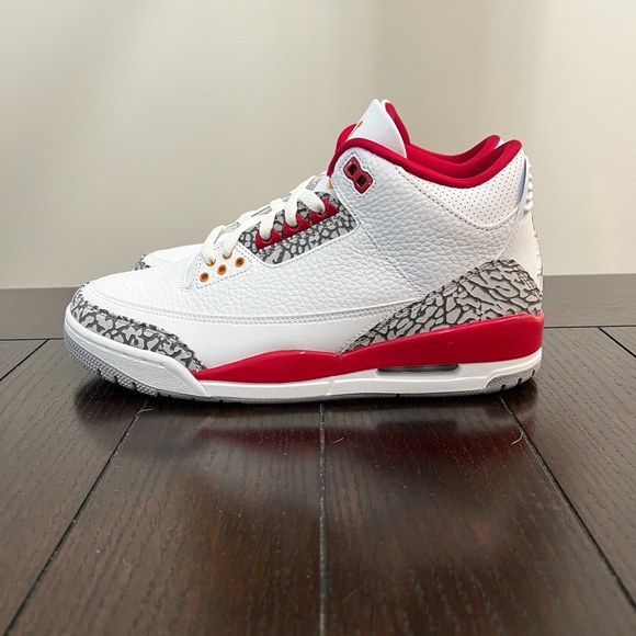 Nike Air Jordan 3 Retro ‘Cardinal Red’ Shoes - Picture 1 of 6